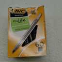 BIC Round Stic Xtra Life Ballpoint Pen, Ultra Long Lasting and Consistent Ink Flow, 60-Count in Black Ink