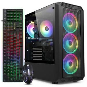 STGAubron Gaming PC Desktop,Core i5-13400F,RTX 3050 6G,16G DDR4,512G SSD,  I5 13th/RTX 3050