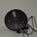 GPX PC332B Portable CD Player with Anti-Skip Protection, FM Radio and Stereo Earbuds - Black