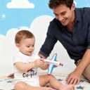 Loveternal Neutral Baby Girls Boys Cotton Romper Cute Saying Newborn Clothes 0-12 Months (White)