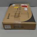 Universal Swivel TV Stand/Base Table Top TV Stand 32 to 65 inch TVs 80 Degree Swivel, 4 Level Height Adjustable, Heavy Duty Tempered Glass Base, Holds up to 88lbs Screens, HT04B-002