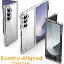 3 x AICase for Samsung Galaxy Z Fold 7 Clear Case Transparent Shockproof Protection Anti-Yellowing Resistant Phone Case for Galaxy Z Fold 7 5G (2025)