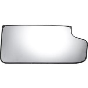 X AUTOHAUX Passenger Right Side Tow Mirror Glass Truck Rearview Mirror Glass Lower Heated Exterior Mirror Replacement for Chevy Silverado 1500 3500 for GMC Sierra 2500 3500 14-17 23444113