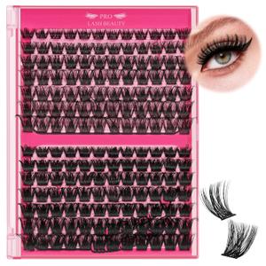 Lash Clusters,168 Pcs eyelash clusters 8-16 mixed cluster eyelash extensions 2 Styles Mixed lash extension Super Thin Band and Reusable Soft & Comfortable (Into You-01+Into You-02,D-8-16Mix) Lash Clusters,168 Pcs eyelash clusters 8-16 mixed cluster eyelash extensions 2 Styles Mixed lash extension Super Thin Band and Reusable Soft & Comfortable (Into You-01+Into You-02,D-8-16Mix)