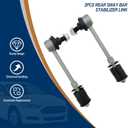 2PCS Rear Sway Bar Stabilizer Link for Lexus GX470 2003-2009, for Toyota 4Runner 2003-2009, 4Runner 2010-2020 (without dynamic suspension), FJ Cruiser 2007-2014-Replaces K80469