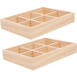 Cabilock Rustic Wooden Serving Tray 7.87X5.90 Inch Multi-Purpose Pallet for Snacks Vegetables Jewelry Organizer and Dip Platter for Parties and Daily Use