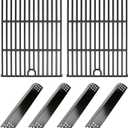Grill Replacement Parts for Nexgrill 720-0925P - 4 Burner, Grill Grates, Heat Plate, Cast Iron, Porcelain Steel