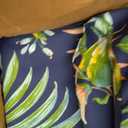 Arden Outdoor Adirondack or Rocking Chair Cushion, 20 x 17, Rain-Proof, Fade Resistant 17 x 20, Simone Blue Tropical