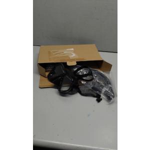 Snorkeling Gear for Adults, Snorkel Set Scuba Diving mask Dry-Top, Adult Swimming Goggles w/Nose Cover, HD Tempered Glass Panoramic Anti-Leak Anti-Fog, Travel Snorkeling Packages (Black+Blue)