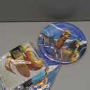 Party Supplies 61 PCS Brainrot Plate Set Italian Memes Disposable Paper Dinner Plates Brainrot Party Favors Tableware for New Year Valentine's Day Easter Birthday