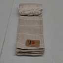 Bazaar Anatolia Hand Towels - Set of 4 | 39" x 19" - Decorative Turkish Hand Towel for Bathroom, 100% Cotton, Kitchen, Face, Hair, Tea, Dishcloth, Guest Towels Cream - Stripe Beige