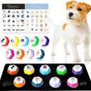 Dog Buttons for Communication, 9pcs Recordable Talking Buttons Set with Mat & Stickers, Pet Training Buttons for Dogs & Cats, Speaking Buttons