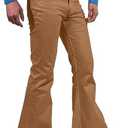 70s Disco Pants for Men,Mens Bell Bottom Jeans Pants,60s 70s Bell Bottoms Vintage Denim Pants Jeans for Men 2XL
