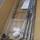 3-Shelf Adjustable Metal Wire Shelving,Chrome,36"L x 14"W x 30"H