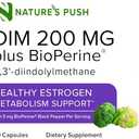 DIM 200mg Estrogen Balance for Women & Men Diindolylmethane Black Pepper for Non-cystic Acne, Hormone Balance, Menopause & Antioxidant Support Vegan Gluten Soy Free Non-GMO USA 2 month supply 60 caps