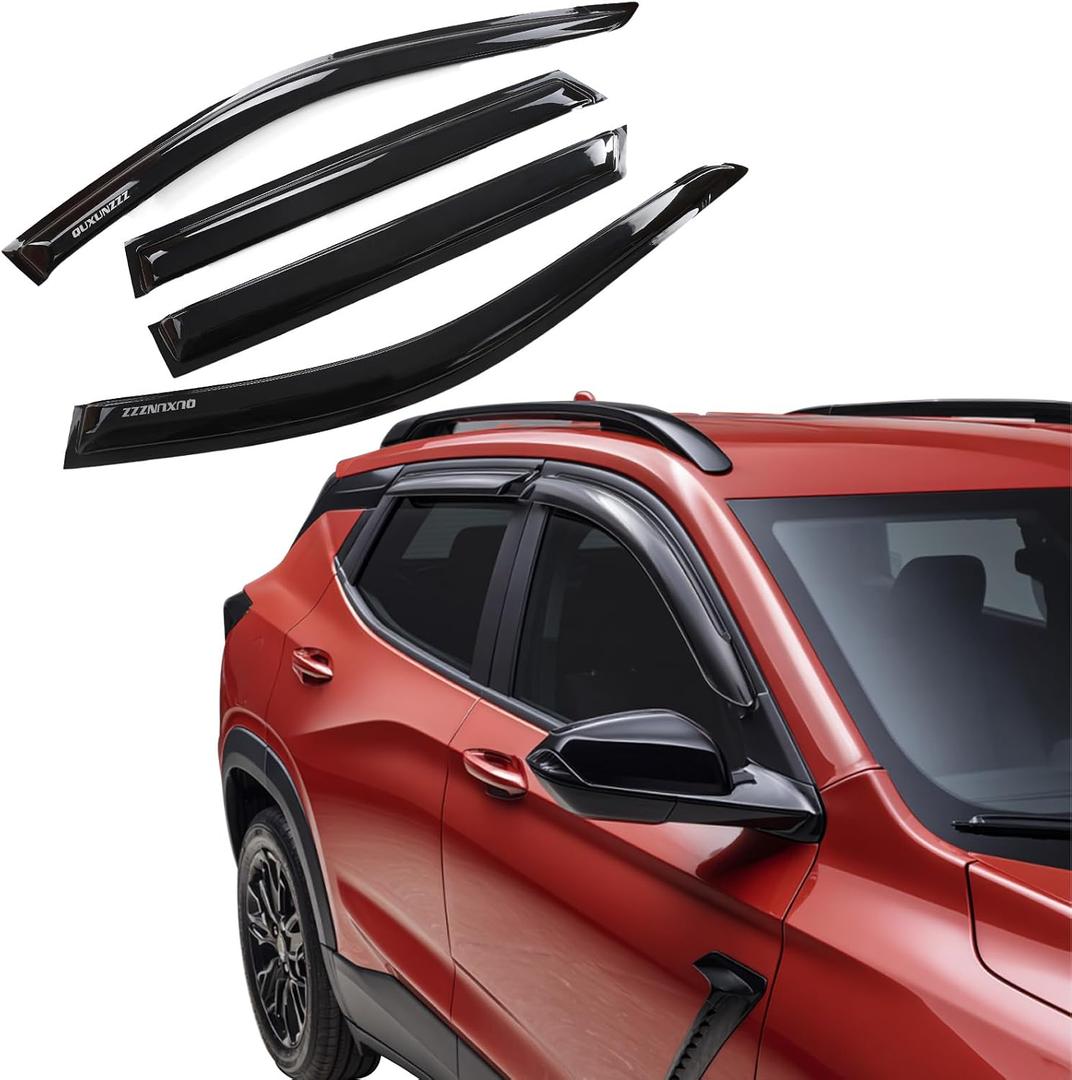 Outside Mount Side Window Visors Rain Guards for Chevrolet Trax 2024-2026