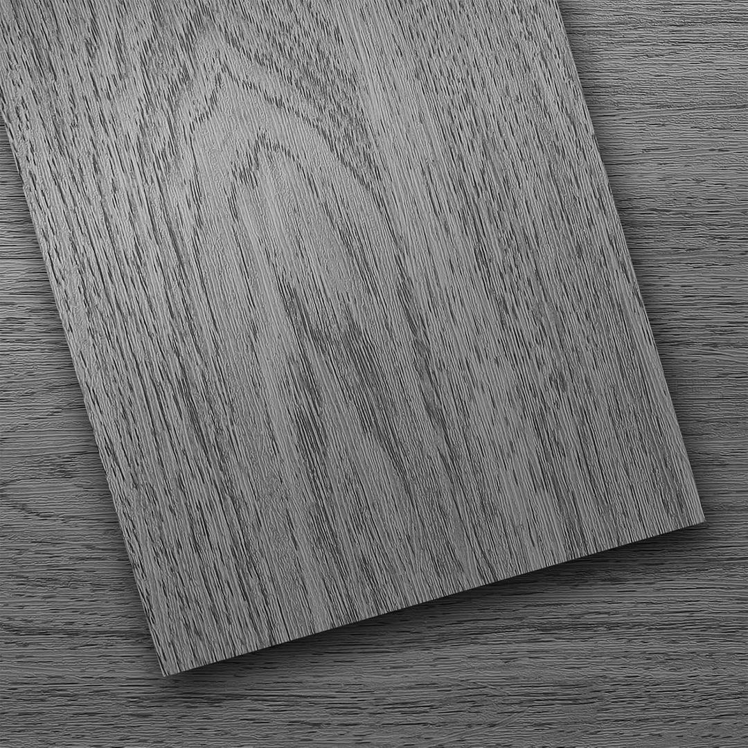 18 Sq. Ft Floor Tiles Peel and Stick Vinyl Floor 36 x 6 inch Luxury Self Adhesive Waterproof Flooring Planks DIY for Kitchen, Living Room, Shops, RV, Wood Look Plank, 12-Pack, Dull Grey
