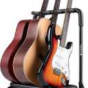 CAHAYA Multi Guitar Rack 3 Holder Display Stand with Thick Rubber Padding