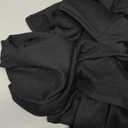 Momcozy Baby Wrap Carrier, Easy to Wear Infant Carrier Slings, Lightweight Hands Free Baby Sling, Adjustable Baby Carriers for Newborn to Toddler 8-35 lbs, Black