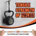 4 Pack 60 Inch Bungee Cords with Premium Zinc Carabiner Hooks  3/8 Inch Black Elastic Tie Downs for Large Cargo, Camping, and Outdoor Equipment