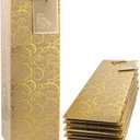 Sdootjewelry Bottle Bag Gift Set, 36 Pack for Bottles, Gold