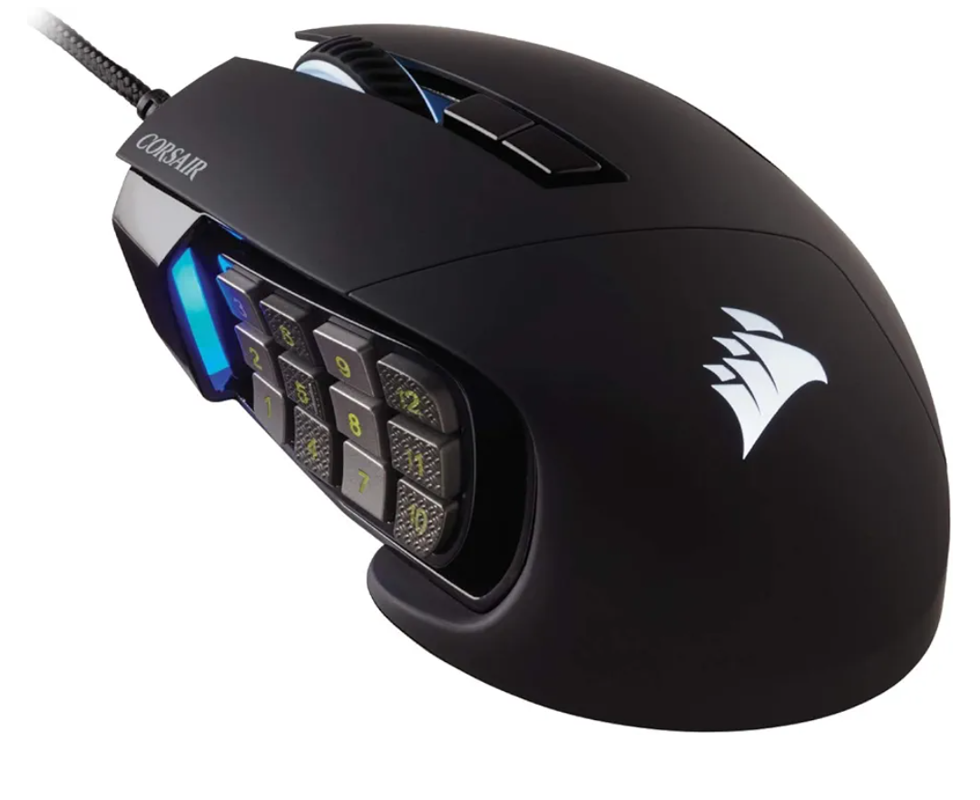 CORSAIR Scimitar RGB Elite Wired Optical Gaming Mouse with 17 ...