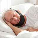 Chin Strap for Sleeping, Effective Anti Snoring Devices, Airflow Jaw Strap for Sleep Apnea Breathable and Comfortable, Adjustable Anti Snoring Chin Strap AABB