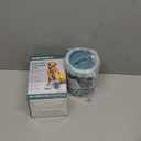 Dog Paw Cleaner Cup - Plastic Paw Cleaner for Dogs w/Silicone Lid, Soft TPR Bristles & Removable Brush - Ideal Dog Paw Washer for Outdoor & Indoor Use - Easy-to-Use Paw Scrubber for Dogs, Teal