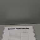 Automatic Chicken Coop Door Battery Powered, Chicken Door with Timer & Light Sensor, Chicken Coop Door with Anti-Pinch Feature