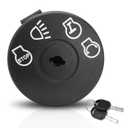 Ignition Switch with Key 7 terminals Compatible with Husqvarna Craftsman Deere John MTD Murray Riding Lawn Mower Replace# 925-1741 175566 175442 GY20074 94762 163968 532175566