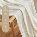 Joydeco Beige Boho Curtains 90 Inches Long 2 Panels, Super Soft Bohemian Farmhouse Curtains, Semi Sheer Light Filtering Drapes for Bedroom Living Room (Rod Pocket with No Tassels, 52Wx90L)