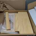 Adult & Child Wooden Two Step Stool Stepping StoolKids Step Stool Kitchen Step Stools for Bathroom Perfect for Kitchen, Bathroom, Bedrooms & More (Wood Color)