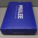 MIULEE Faux Linen Curtains Panels Semi Sheer Curtain with Back Tab Rod Pocket, Light Filtering Window Privacy Burlap Drapes for Living Room Bedroom 84 Inch Length 2 Panels Copper Brown 42W x 84L