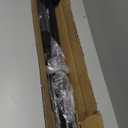 Tension Curtain Rod 51-165In(4.25-13.75Ft), Extra Long Outdoor Curtain Rod No Drilling for Window or Bathroom Patio, Adjustable Spring Shower Rod, Easy to Install Never Rust, Rod Diameter 1.26In-Black