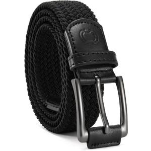 CHAOREN Mens Stretch Belt - 1 3/8" Elastic Braided Golf Belt for Men - Stretchy Web Fit Summer Casual Jeans