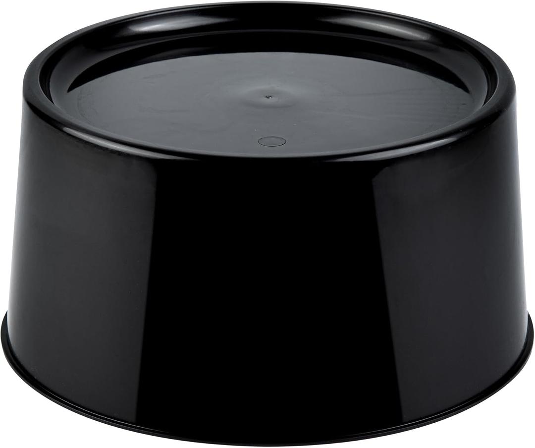 Restaurantware-BASES ONLY: Bev Tek Beverage Dispenser Bases, Pack of 4 Durable Holders - Dispenser Sold Separately, For 3 And 6 Gal Dispensers, Black Plastic, Dishwashable
