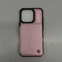 Vinich for iPhone 16 Pro Wallet Case with Card Holder, RFID Blocking Credit Slots Kickstand Shockproof Phone Cover Fit for iPhone 16 Pro 6.3" Rose Gold