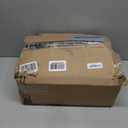 Black Nightstand with Charging Station and LED Lights,Modern Bedside Table with 2 Storage Drawer and Open Wood Shelf, for Bedroom and Small Spaces,Night Stand with Solid Wood Legs,Black