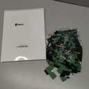 Glitinsel Dark Green 24 Pcs Velvet Bows Christmas Tree Ornaments Valentines Day Bows Decoration for Garland Home Coquette Wedding Decor (5 x 7 Inch,Width of 1")