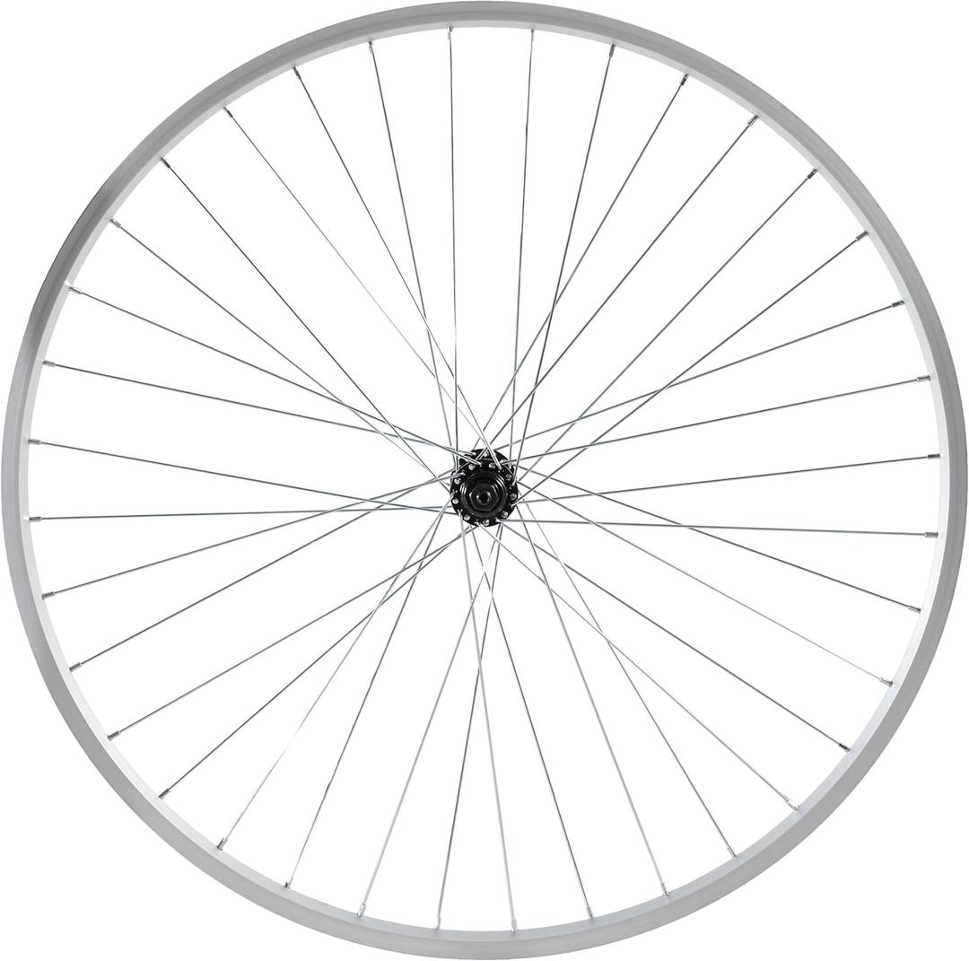 Hiland 28" x 1.75" Alloy Bike Rim for 1.75 to 2.215 Inch Wide Tire, Disc Brake Compatible, Front Bike Wheel, Bolt On Axle, Bicycle Accessories for Adult Bikes
