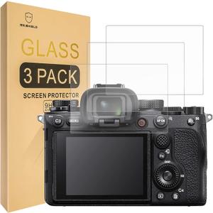 Mr.Shield Screen Protector compatible with Sony Alpha 1/ Alpha A1 [Tempered Glass] [3-PACK] [Japan Glass with 9H Hardness]
