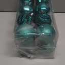 XmasExp 16ct Christmas Ball Ornaments Shatterproof Xmas Tree Hanging Balls Decorations Perfect for Holiday Wedding Christmas Decor (Malachite MInt Green, 3.15")