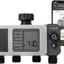 Orbit Bhyve XD 4Port Smart Hose Watering Timer  App Controlled  Smart WeatherSense  Bluetooth Sprinkler Timer with Remote Control  Multi Outlet Yard Irrigation System  24634