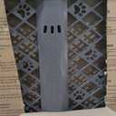 MYPET North States Paws Portable Pet Gate: 26-40" Wide. Pressure Mount. No Tools Needed. Made in USA, 23" Tall, Expandable, Durable Dog Gates for Doorways, Fieldstone Gray