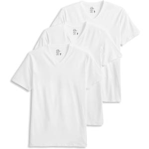 Jockey Men's Undershirt Cotton Stretch V-Neck T-Shirt - 3 Pack (Medium)