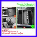 for 2024 2025 2026 Ford F250 Super Duty Accessories F250 Center Console Organizer for 2024 2023 2025 Ford F250 F350 F450 Console Organizer Divider Armrest Tray(Full Tray)
