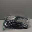 Onlyeasy 2 Pack Under Bed Shoe Storage Organizers with Handles & Clear window (Fit 14 +14 Pairs), Sturdy Underbed Box Organizer Shoe Storage Bags for Kids & Adults, Linen-like Black, MXAUBS14S14