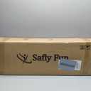 Safly Fun Foldable Gymnastics Bar for Kids, Adjustable 35"-51", Sturdy 145 lbs Capacity, Easy-to-Assemble, Gymnastics Equipment for Kids for Indoor/Outdoor Training (Purple with Mat)