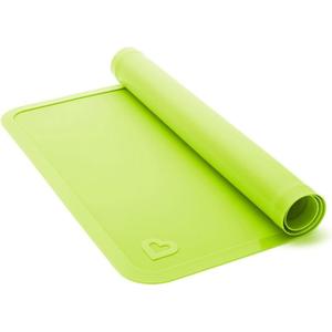 Munchkin Spotless Silicone Placemats for Kids, 1 Pack, Green