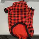 Plaid Dog Hoodie Sweatshirt Sweater for Extra Large Dogs Cat Puppy Clothes Coat Warm and Soft(XL)